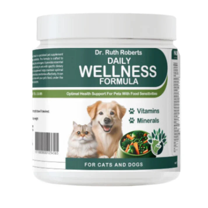 Pet’s Daily Wellness Formula: A Daily Multivitamin for Dogs & Cats With Diet Sensitivities